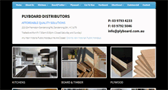 Desktop Screenshot of plyboard.com.au