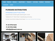 Tablet Screenshot of plyboard.com.au